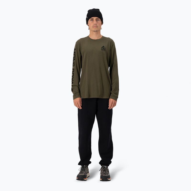 Herren Thermoaktivshirt Mons Royale Icon dark olive 2