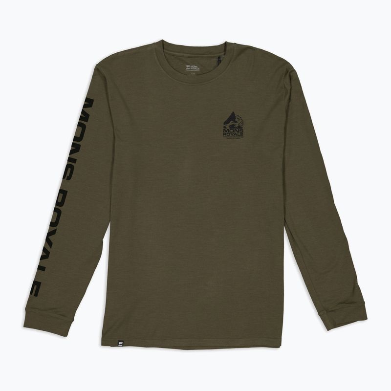 Herren Thermoaktivshirt Mons Royale Icon dark olive 4