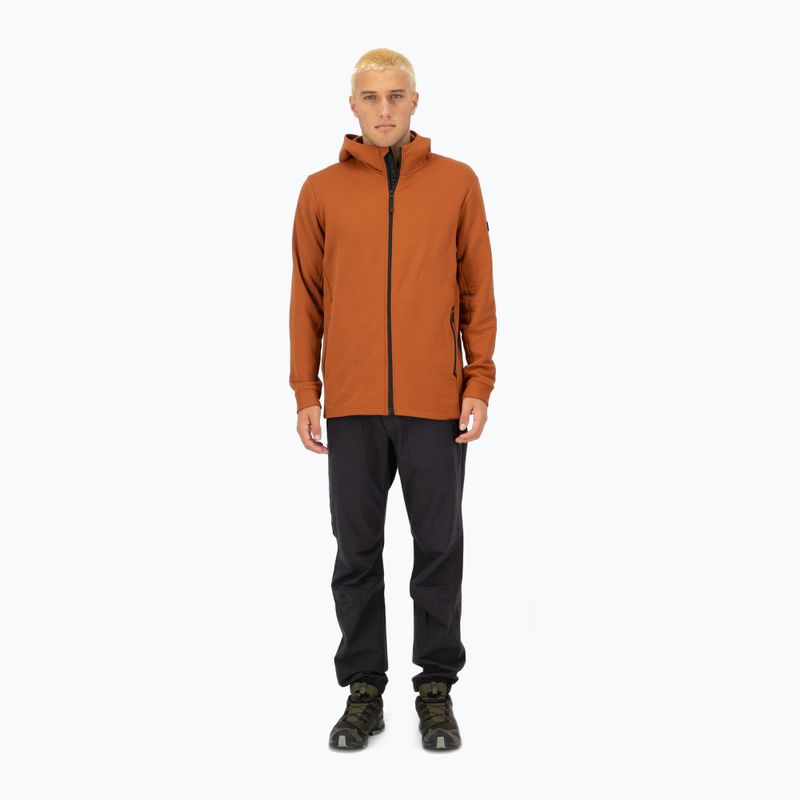 Sweatshrit Hoodie Herren Mons Royale Arcadia Merino Fleece Hoody ginger 2
