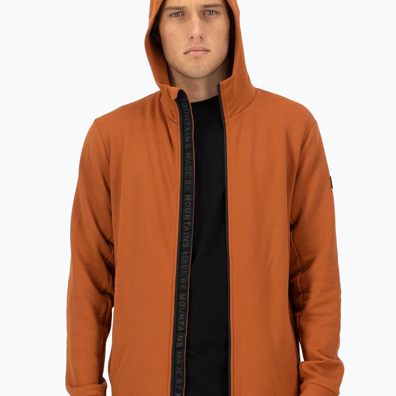 Sweatshrit Hoodie Herren Mons Royale Arcadia Merino Fleece Hoody ginger 4