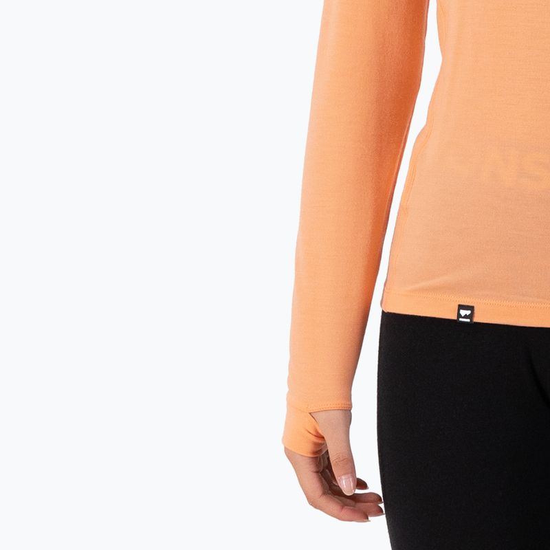 Damen-Thermoaktivshirt Mons Royale Cascade Merino Base Layer punch 4