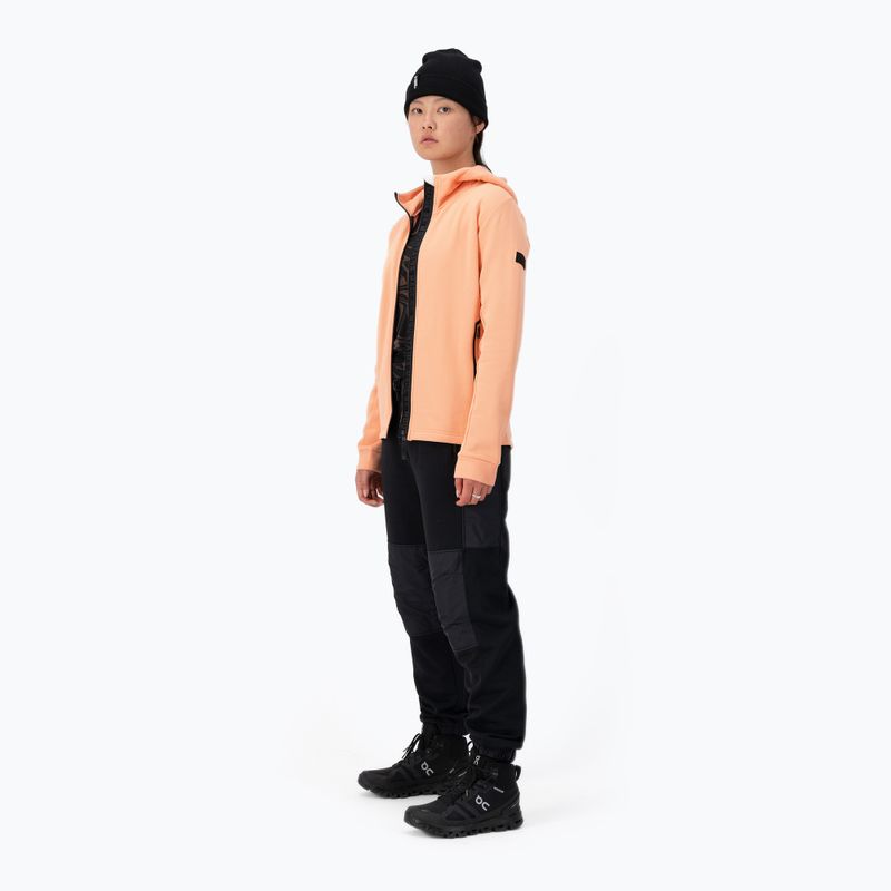 Damen Sweatshirt Hoodie Pullover Mons Royale Arcadia Merino Fleece Hoody melon 2