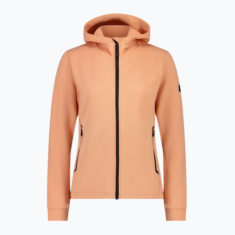 Damen Sweatshirt Hoodie Pullover Mons Royale Arcadia Merino Fleece Hoody melon 5