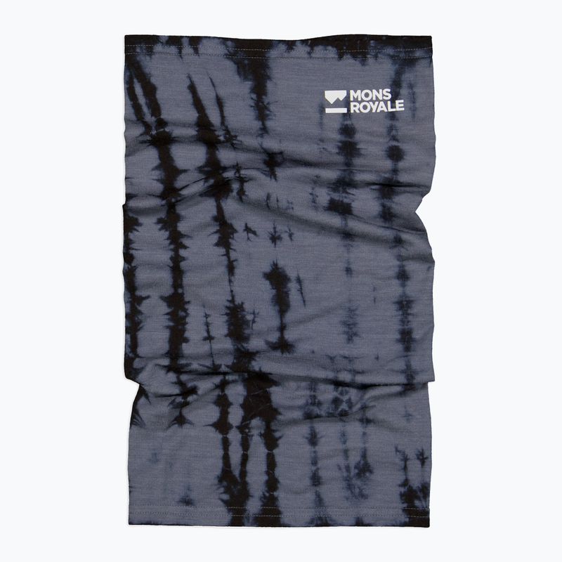 Schlauchschal Mons Royale Daily Dose Merino grey tie dye 2