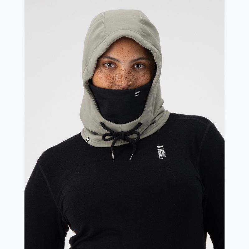 Sturmhaube Mons Royale Decade Merino Fleece Hood dried sage