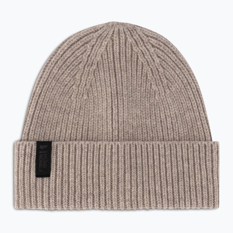 Wintermütze Mons Royale Fjord Merino taupe