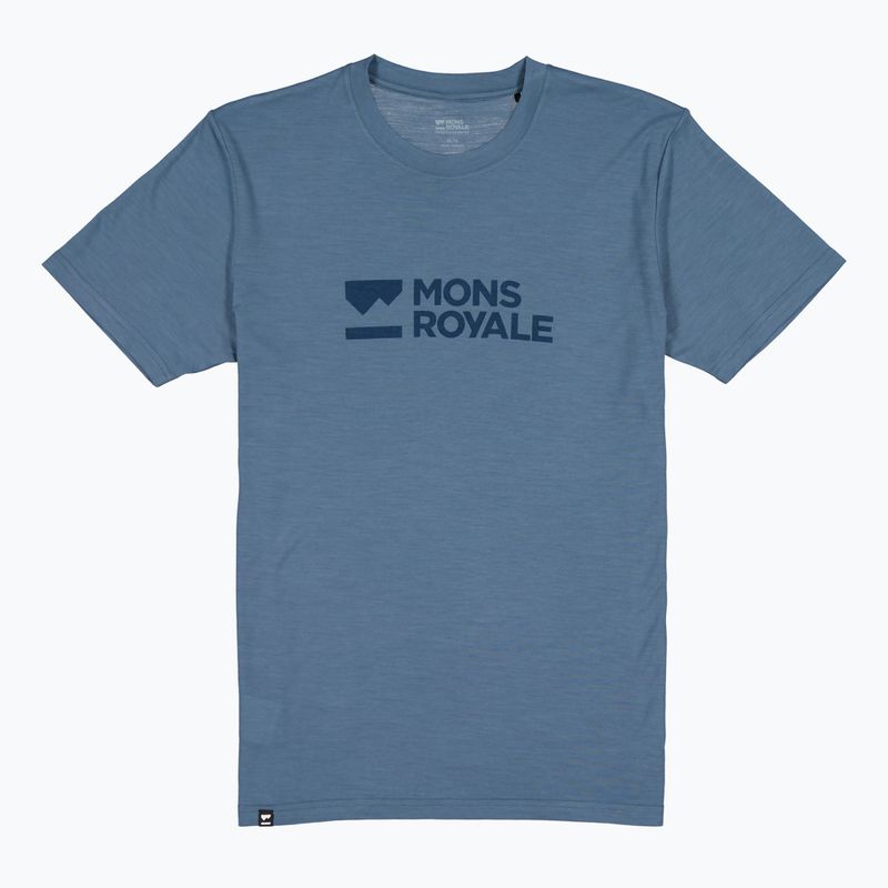 Herren Mons Royale Icon Kobold blau t-shirt 3