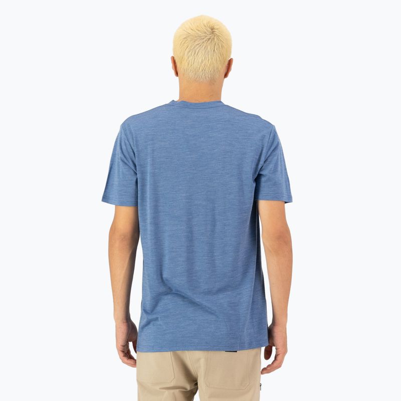 Herren Thermohemd Mons Royale Zephyr Tencel stahlblau 2