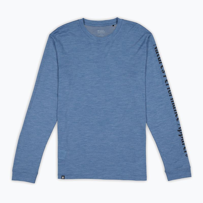 Herren Thermoaktivshirt Mons Royale Zephyr Tencel steel blue 3