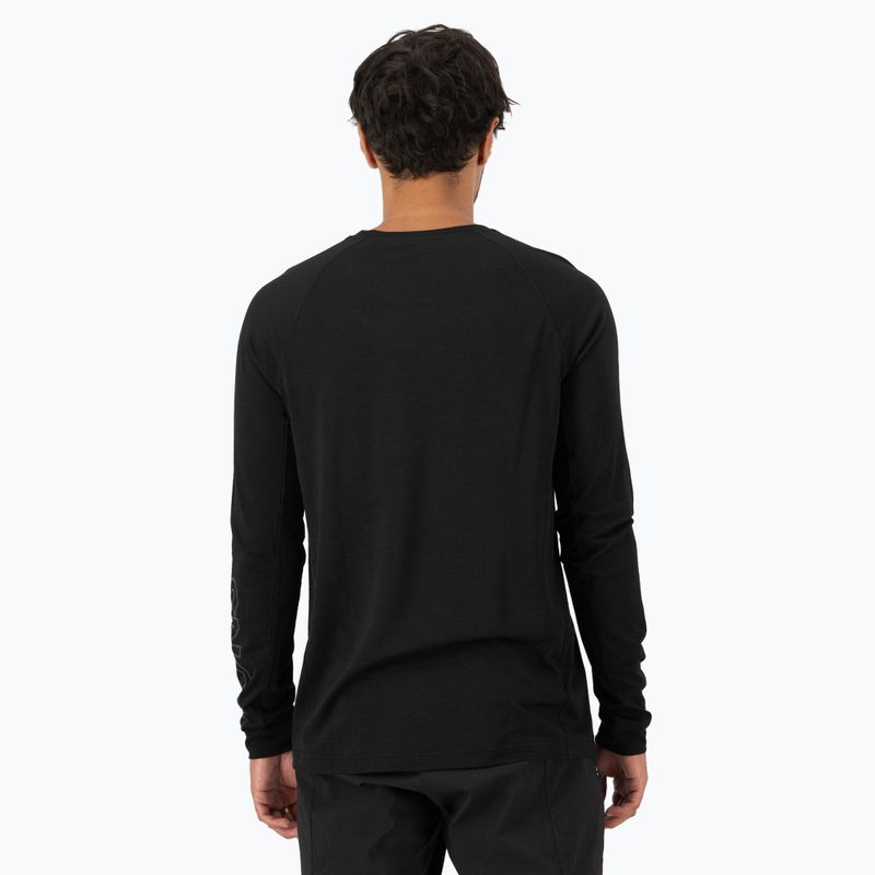 Mons Royale Tarn Merino 9 Eisen/schwarz Thermo-Longsleeve für Herren 2