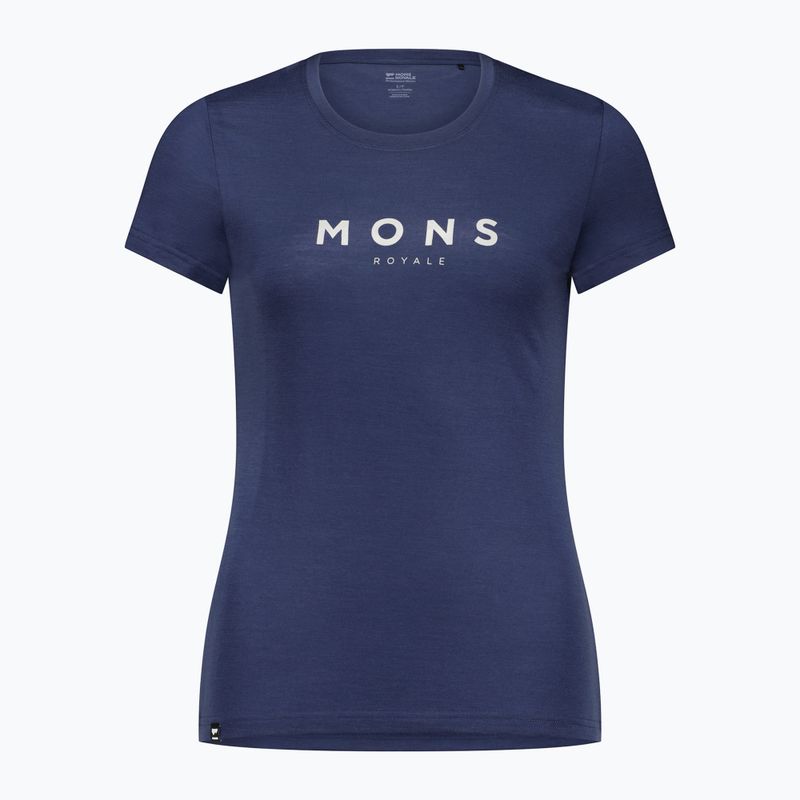Damen Thermo-T-Shirt Mons Royale Icon Classic Mitternacht 3