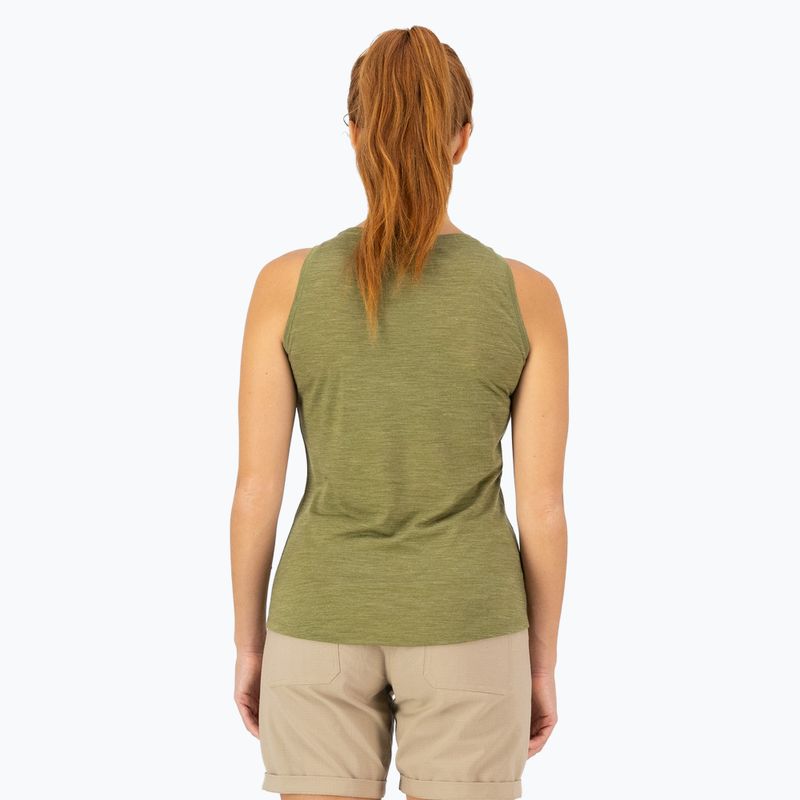 Thermisches aktives Damen-Tank-Top Mons Royale Zephyr Tencel Tank fern 2