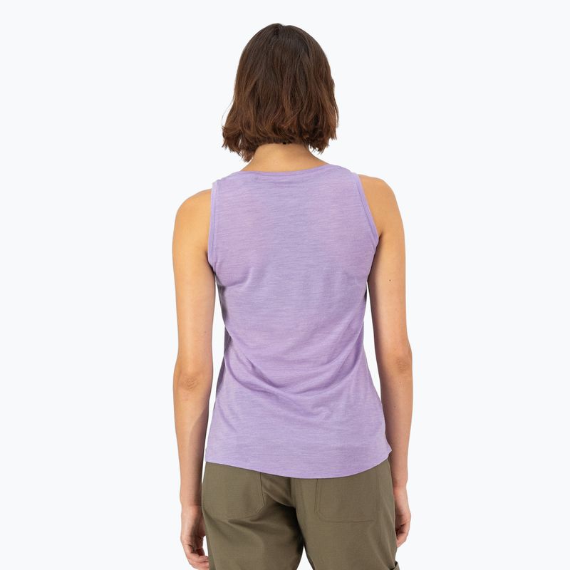 Thermisches aktives Damen-Tank-Top Mons Royale Zephyr Tencel Tank lupin 2