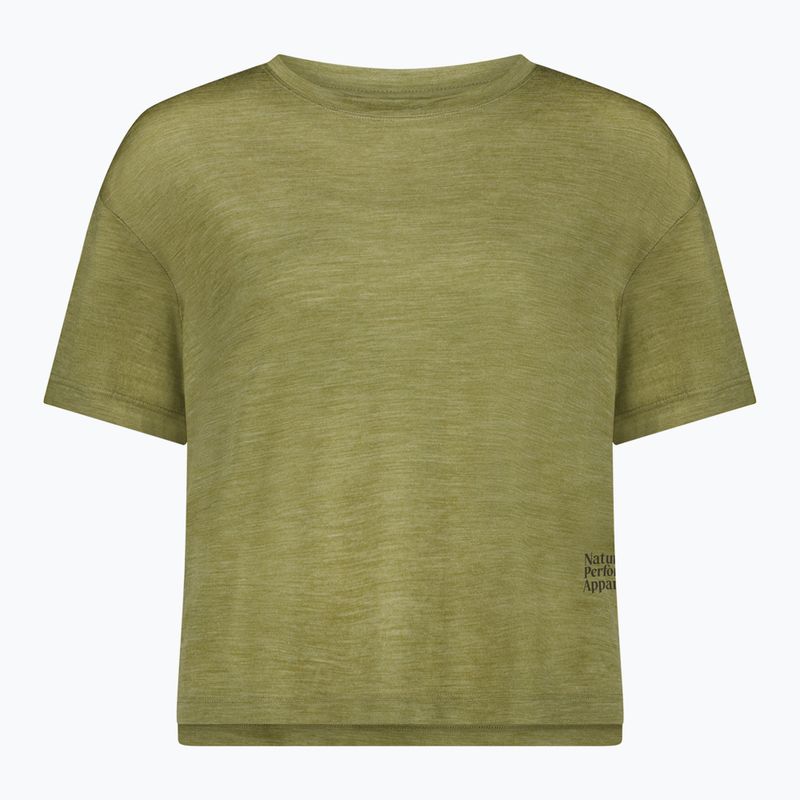 Damen Thermo-T-Shirt Mons Royale Zephyr Tencel Boxy fern 3