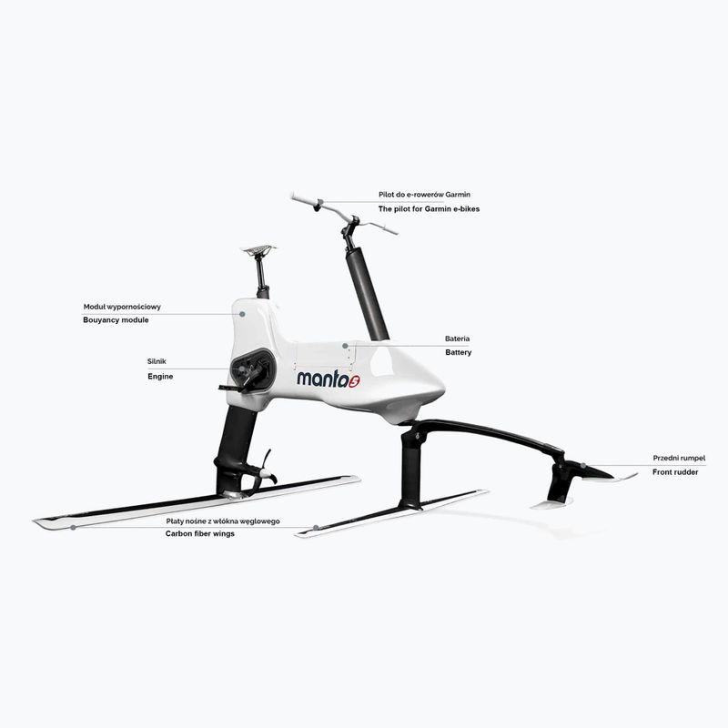 Manta5 Hydro bike XE-1 weiß GA00015-1 6