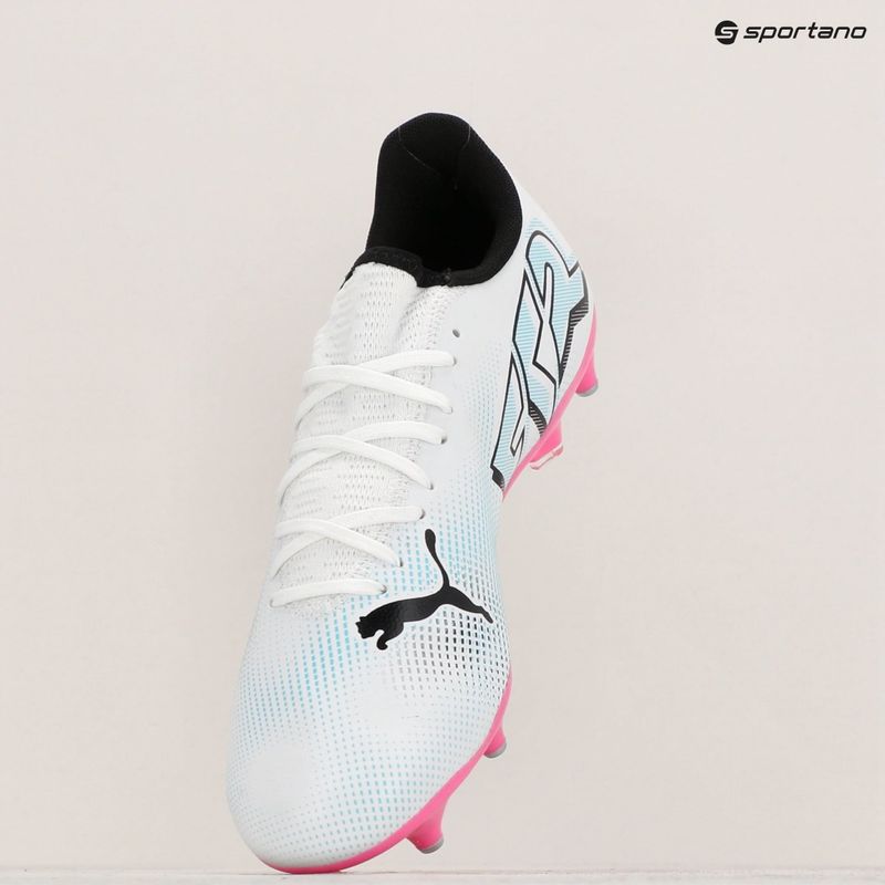 PUMA Future 7 Play MxSG Fußballschuhe puma weiß/puma schwarz/poison pink 16