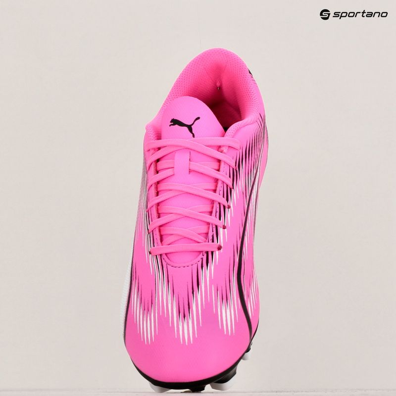 PUMA Ultra Ultimate FG/AG Fußballschuhe Gift Pink/Puma Weiß/Puma Schwarz 11