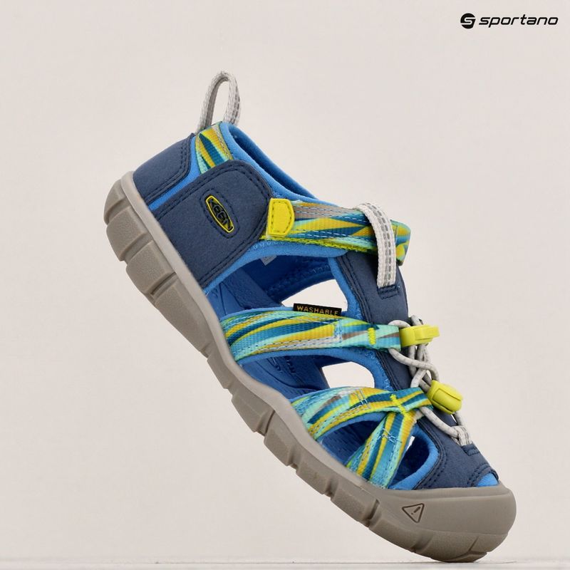 KEEN Seacamp II CNX Vintage Indigo/Abendflieder Kindersandalen 16