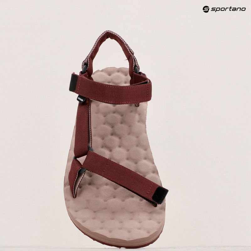Lizard Trail Damen Sandalen einfarbig amaranth rot 9