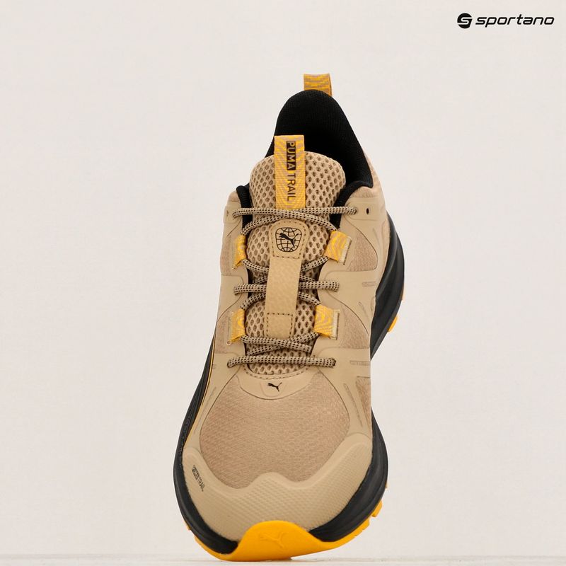 PUMA Reflect Lite Trail Laufschuh prairie tan/yellow sizzle/puma schwarz 16