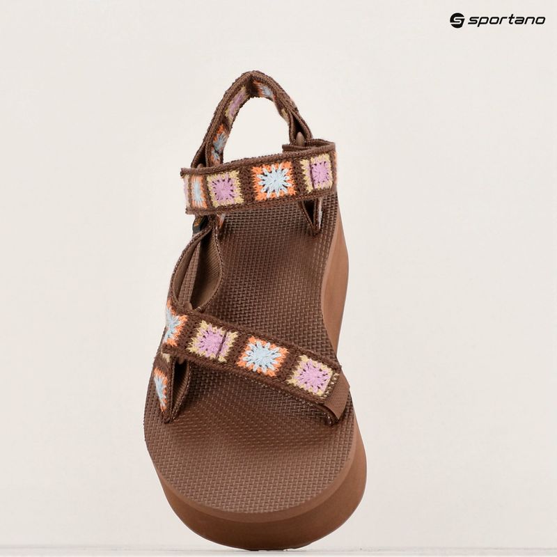 Teva Flatform Universal Crochet Damen Sandalen 9