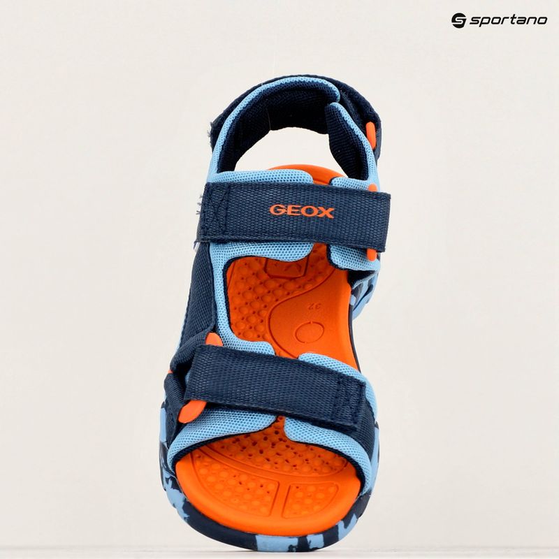 Geox Borealis j.blue/Ozeanblau Junior Sandalen 16