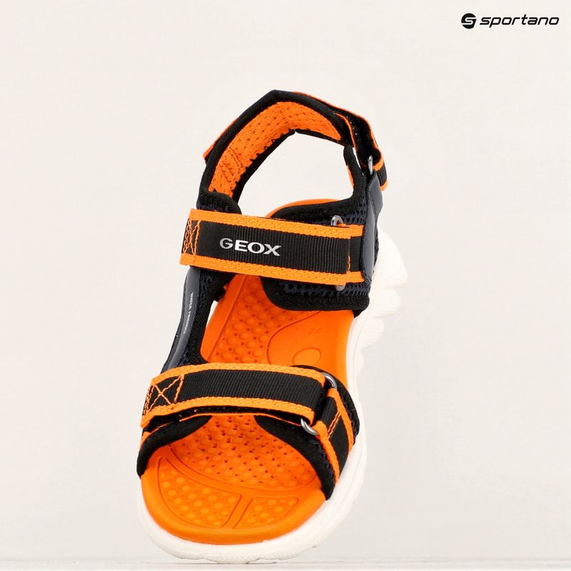 Geox Airadyum ozeanblau/orange Junior Sandalen 10