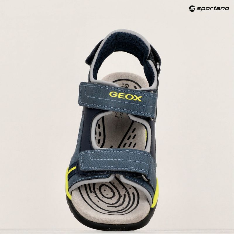 Geox Borealis avio/lime junior Sandalen 16