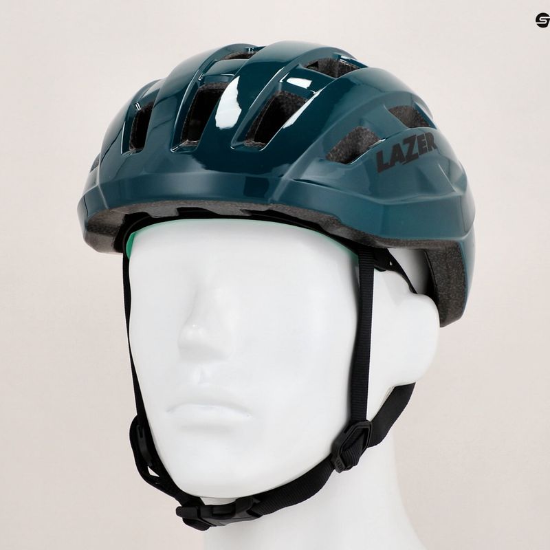 Fahrrad Helm Lazer Tempo KinetiCore dark green 8