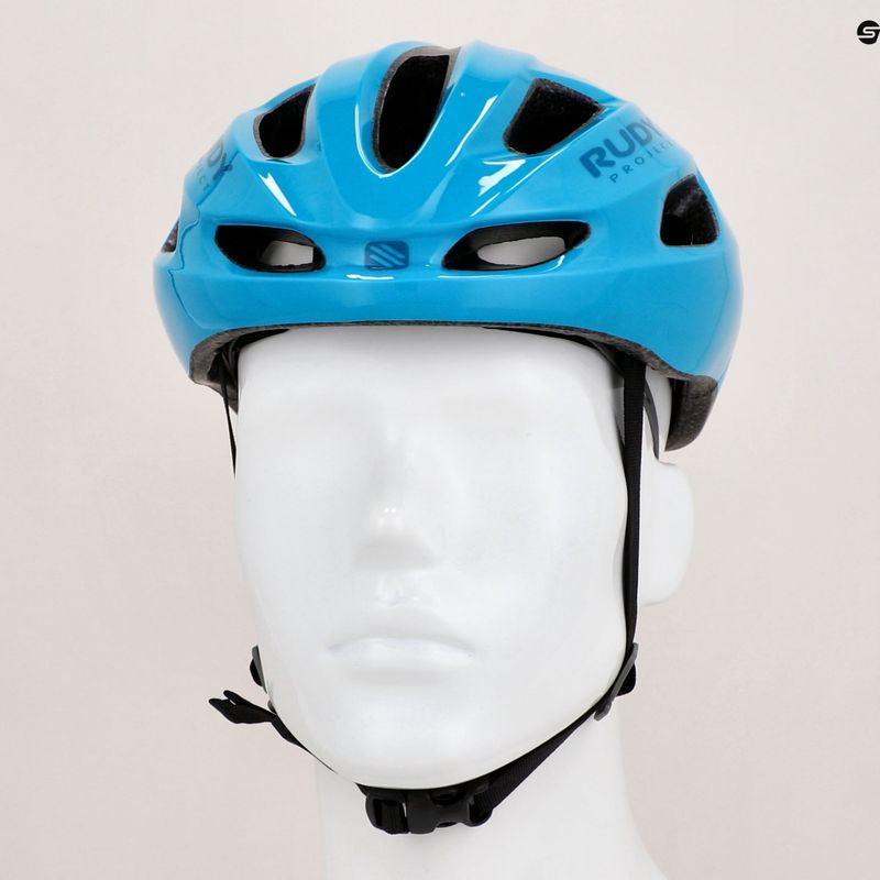 Fahrrad Helm Rudy Project Strym Z lagoon shiny 7