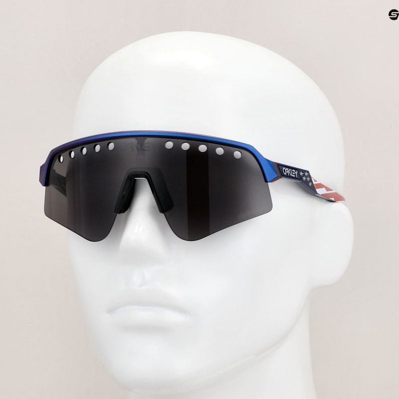 Oakley Sutro Lite Sweep Troy Lee Designs blau colourshift/prizm grau Sonnenbrille 6