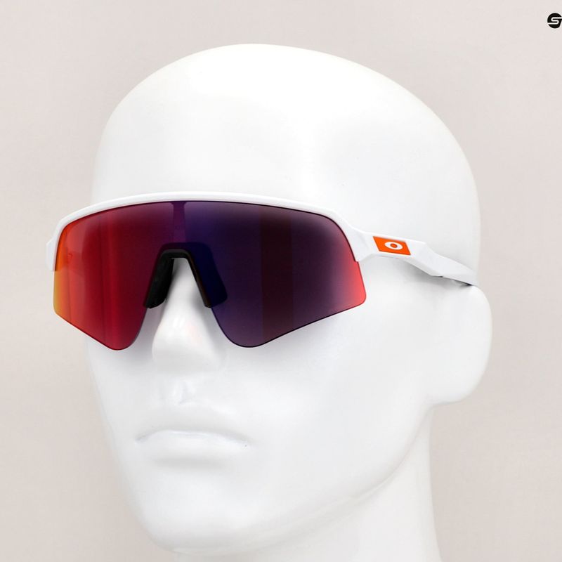 Oakley Sutro Lite Sweep matte weiß/prizm Straße Sonnenbrille 6