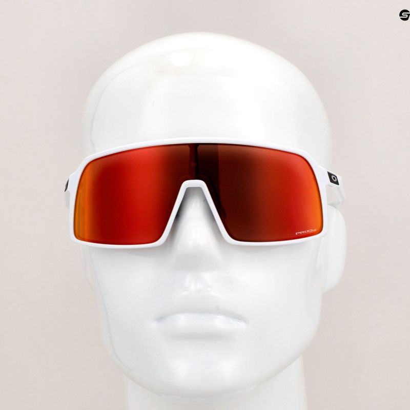 Sonnenbrille Oakley Sutro polished white/prizm field 6