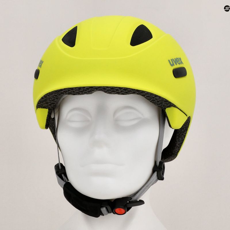 UVEX Kinderfahrradhelm Oyo neongelb/moosgrün matt 13