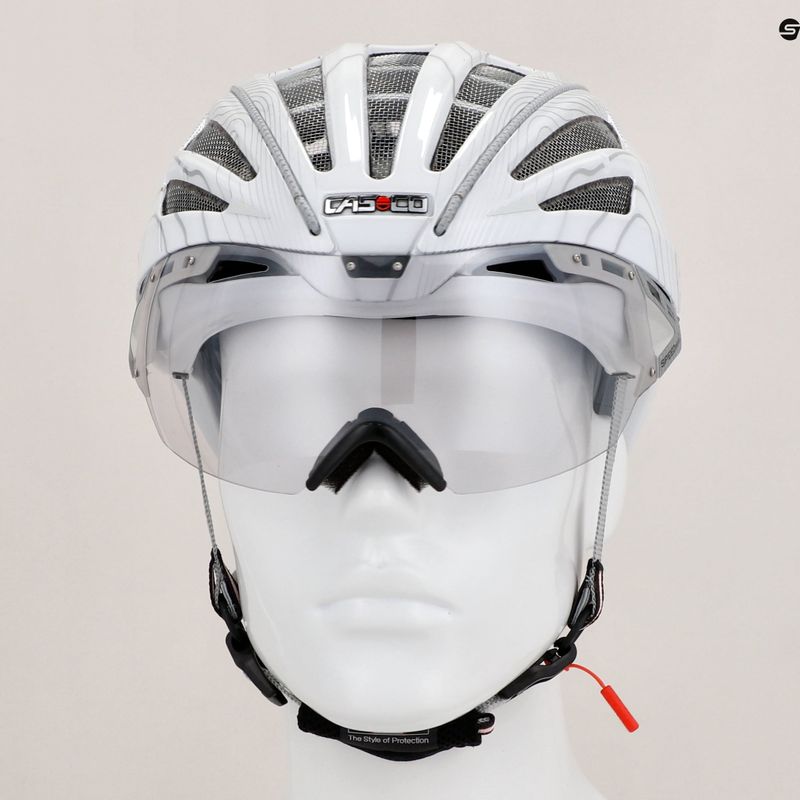 CASCO Speedairo 2 RS pure motion weißer Fahrradhelm 9