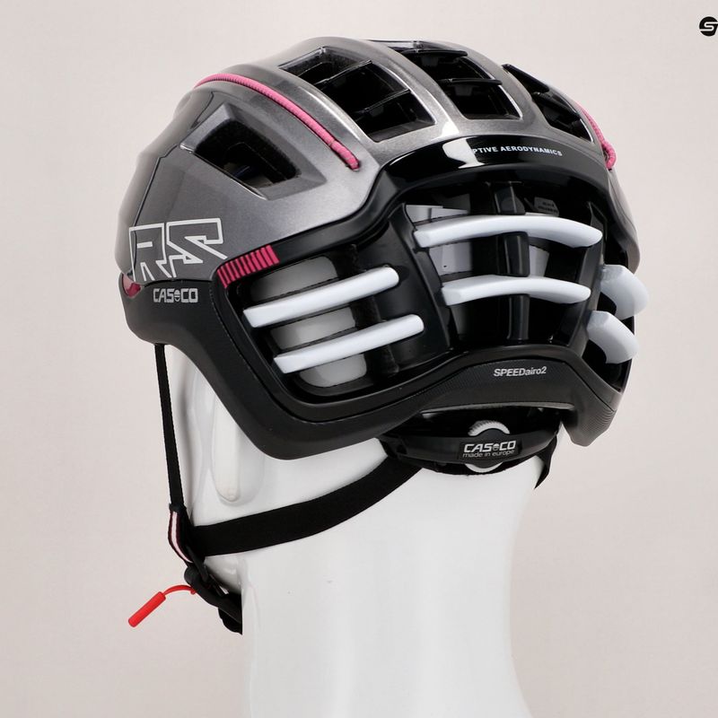 CASCO Speedairo 2 Fahrradhelm anthrazit fuchsia 9