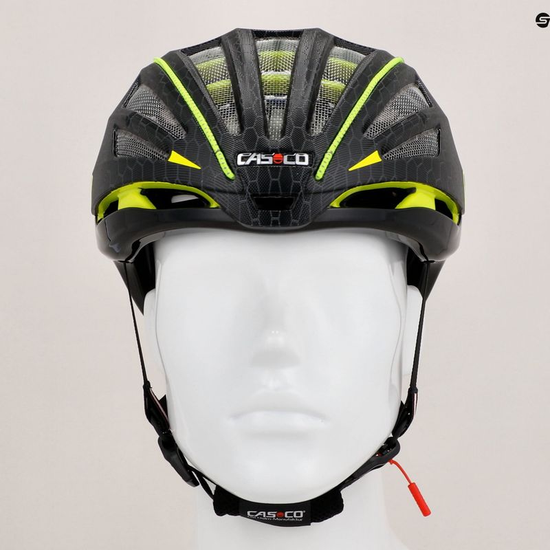 CASCO Speedairo 2 Neon Bienenstock Fahrradhelm 8