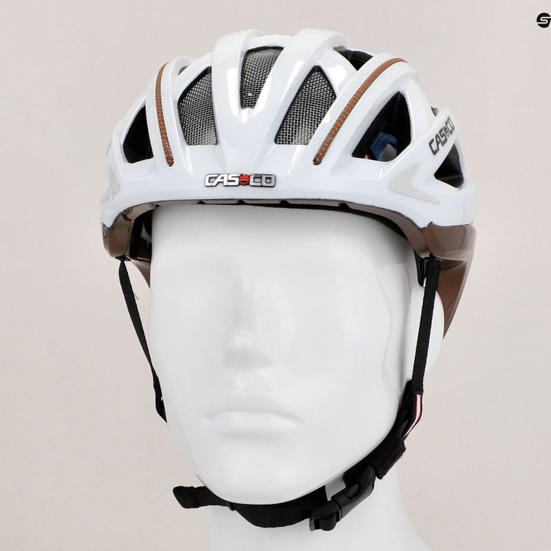 CASCO Fahrradhelm Cuda 2 Strada weiß/mocca 9