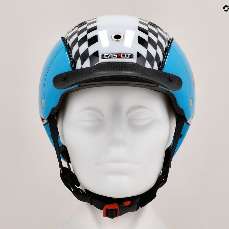 Kinderfahrradhelm CASCO Mini 2 Glück 7 blau 12