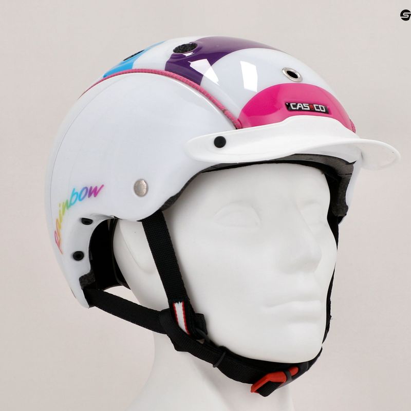 CASCO Mini 2 Regenbogen Fahrradhelm für Kinder 12