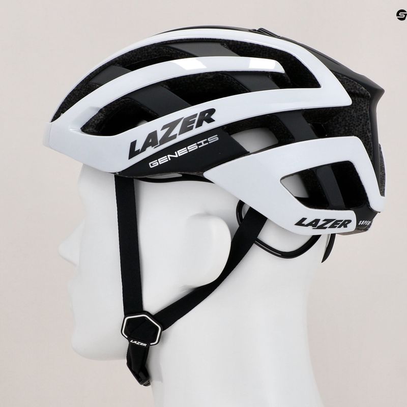 Lazer Genesis MIPS Fahrradhelm weiß/schwarz 8