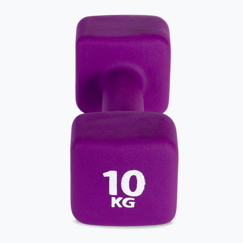 Neopren Kurzhantel 10kg Pure2Improve lila P2I201460 3