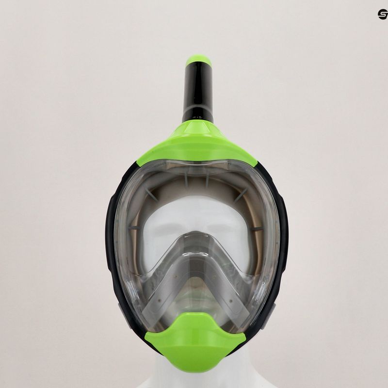Vollgesichtsmaske zum Schnorcheln AQUASTIC KAI grün 11