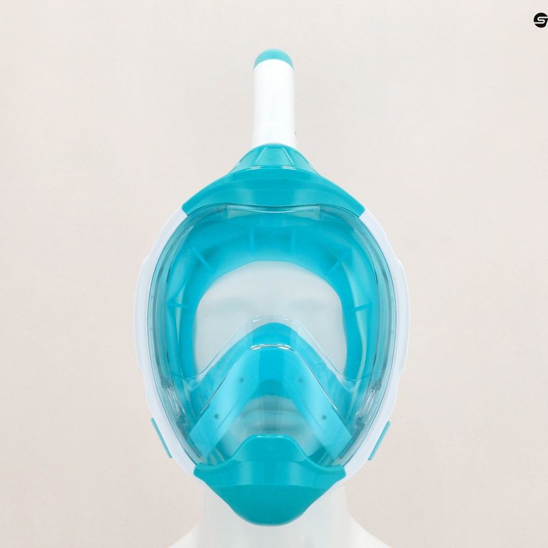 Vollgesichtsmaske zum Schnorcheln AQUASTIC KAI türkis 10