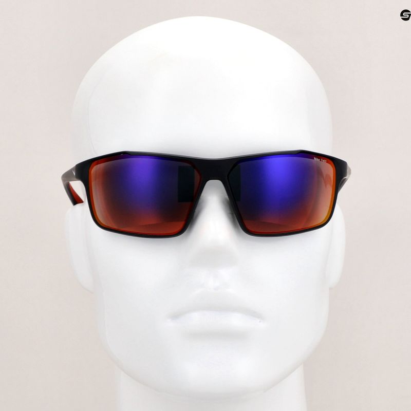 Sonnenbrille Herren Nike Windstorm matte black/pure pltnm/field tint 8