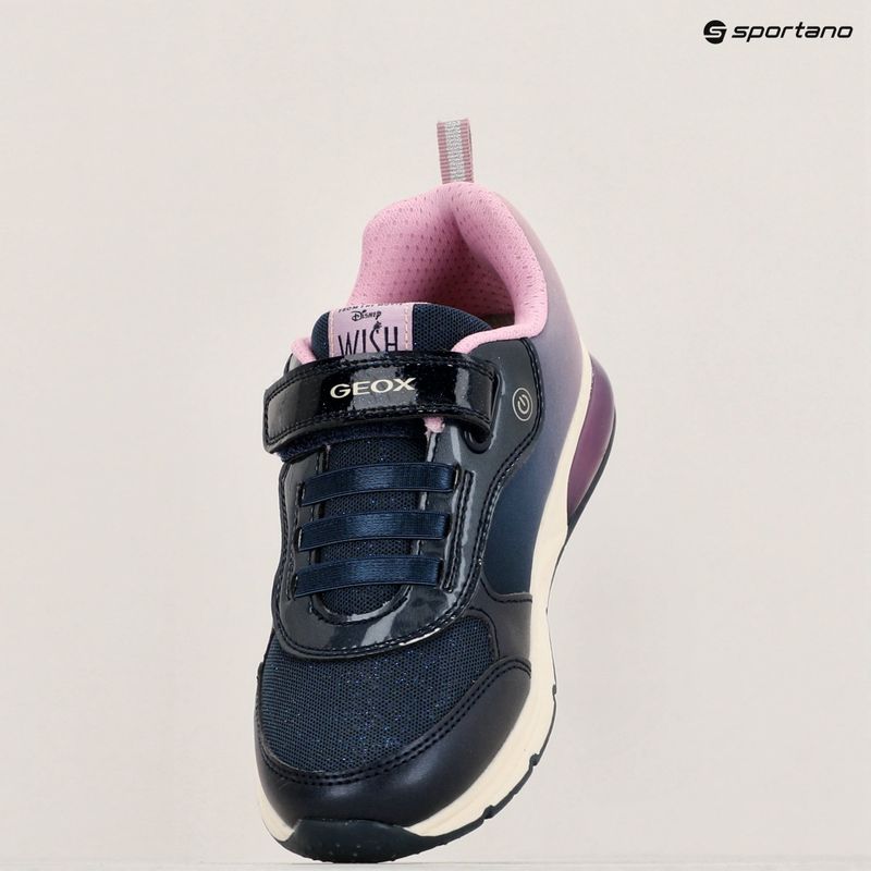 Geox Spaceclub navy/lavendel Junior Schuhe 18