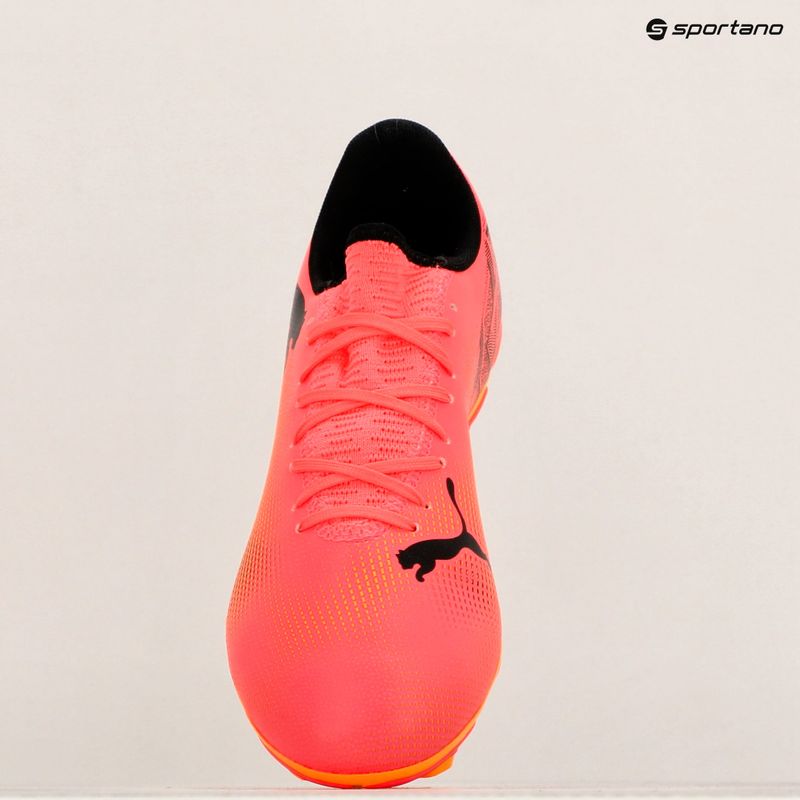 PUMA Future 7 Play FG/AG sunset glow/puma schwarz/sun stream Fußballschuhe
