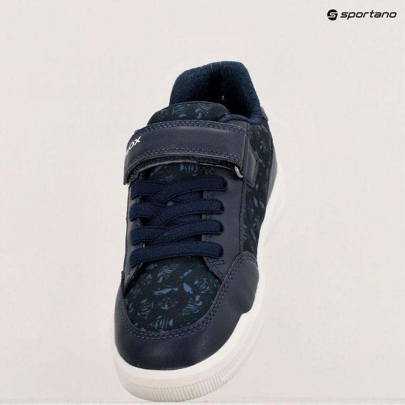Geox Arzach ozeanblau/dunkelweiß Junior Schuhe 16
