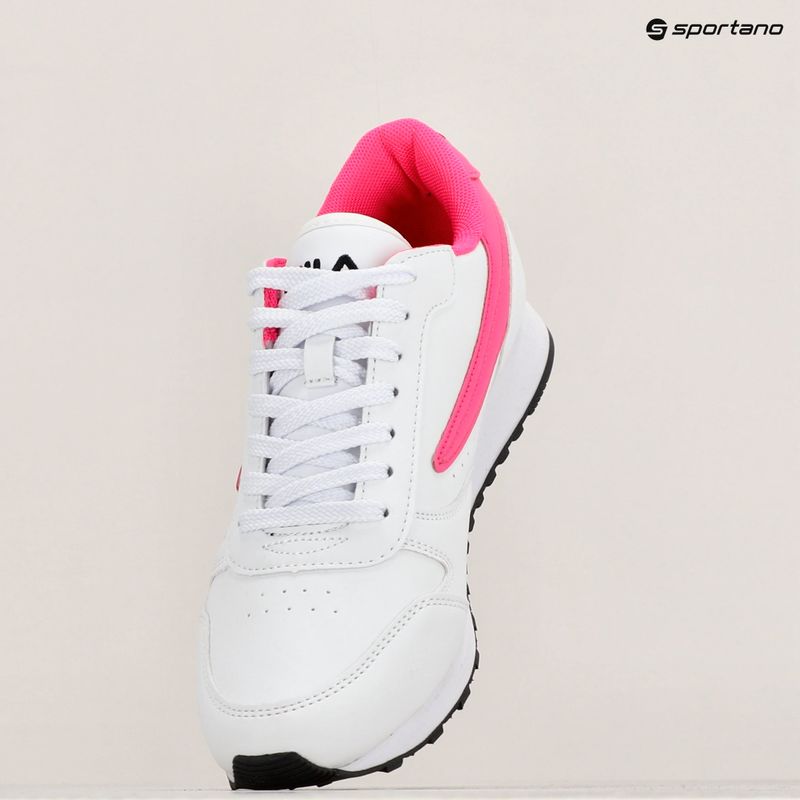 FILA Damen Schuhe Orbit Low weiß-rosa glo 16