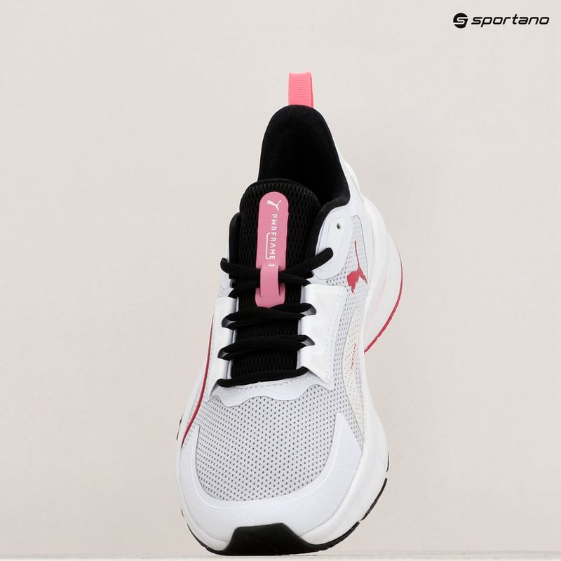 Damen Trainingsschuhe PUMA PWRFrame TR 3 puma weiß/garnet rose/fast pink 18
